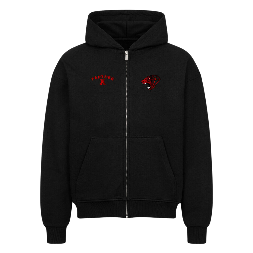 PantherX REAL JUNGLE VACANCY Oversized Zipper Hoodie