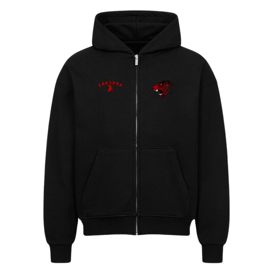 PantherX REAL JUNGLE VACANCY Oversized Zipper Hoodie